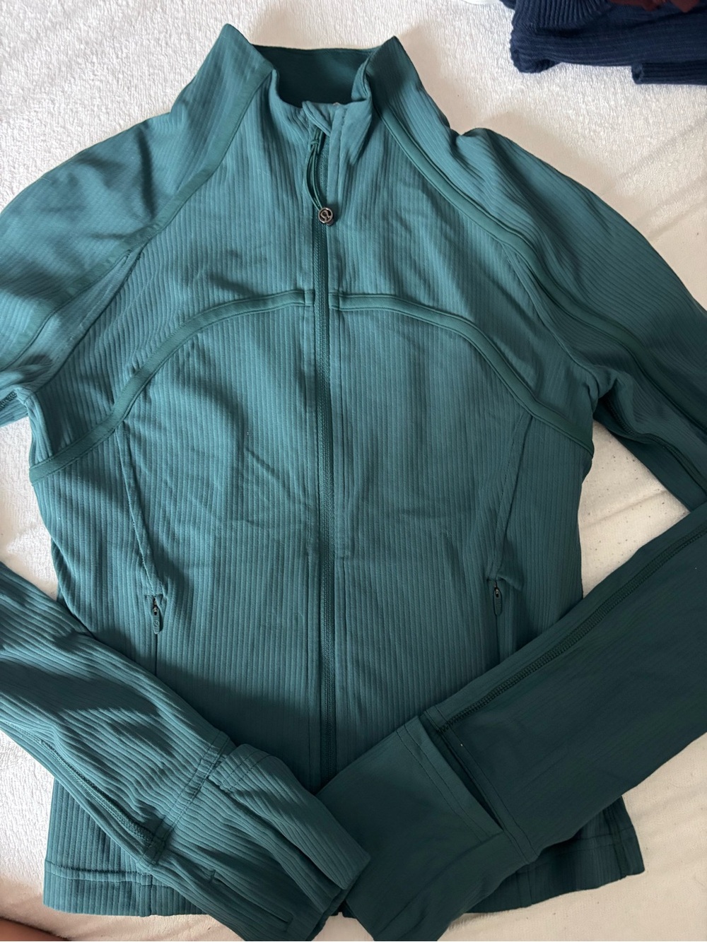 lululemon athletica Teal Full-Zip Utility Jacket